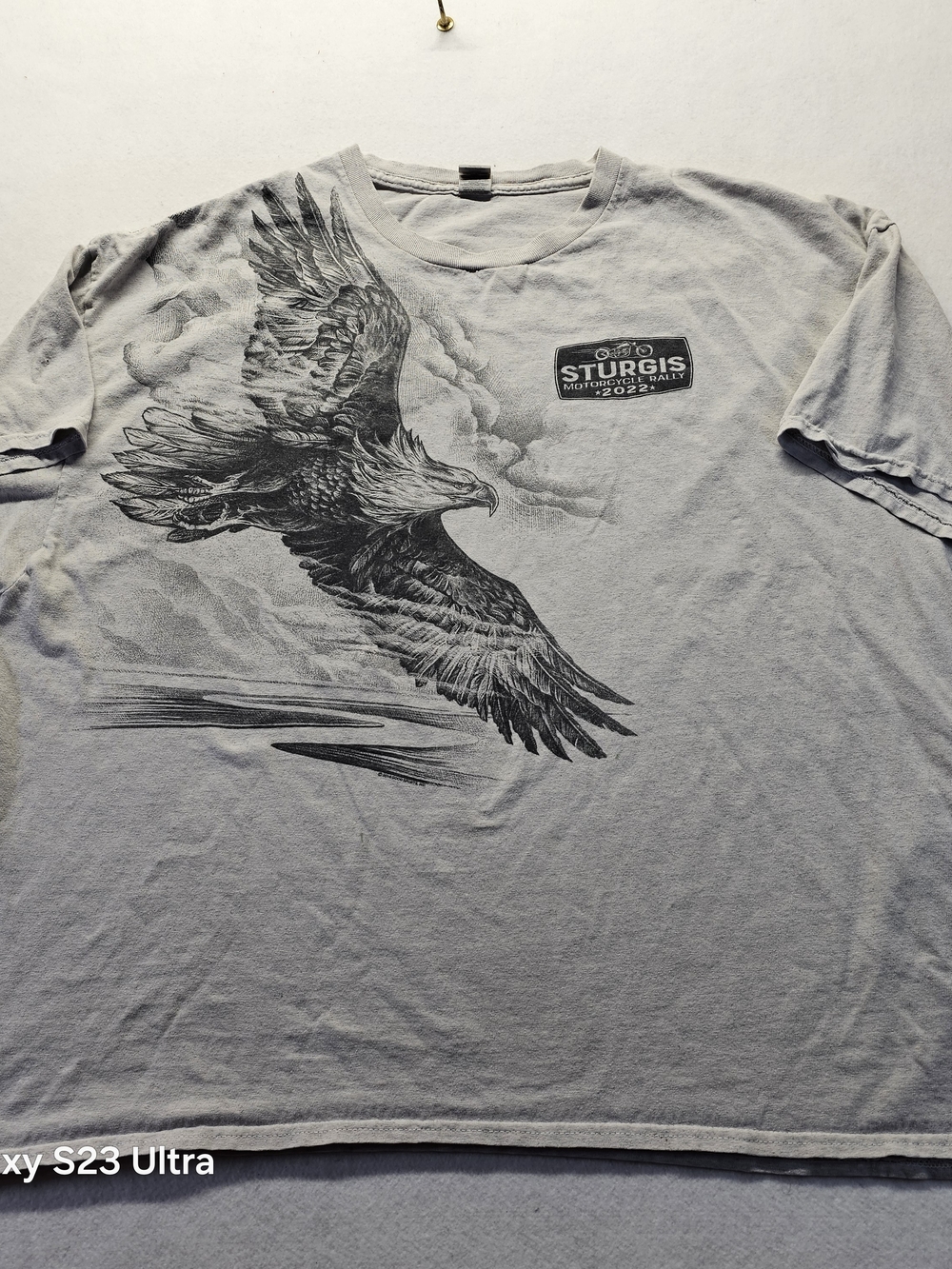Men's Gray Eagle Graphic T‑Shirt